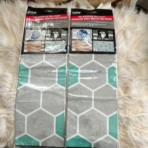 2 pack Foil Backsplash Wall Sticker